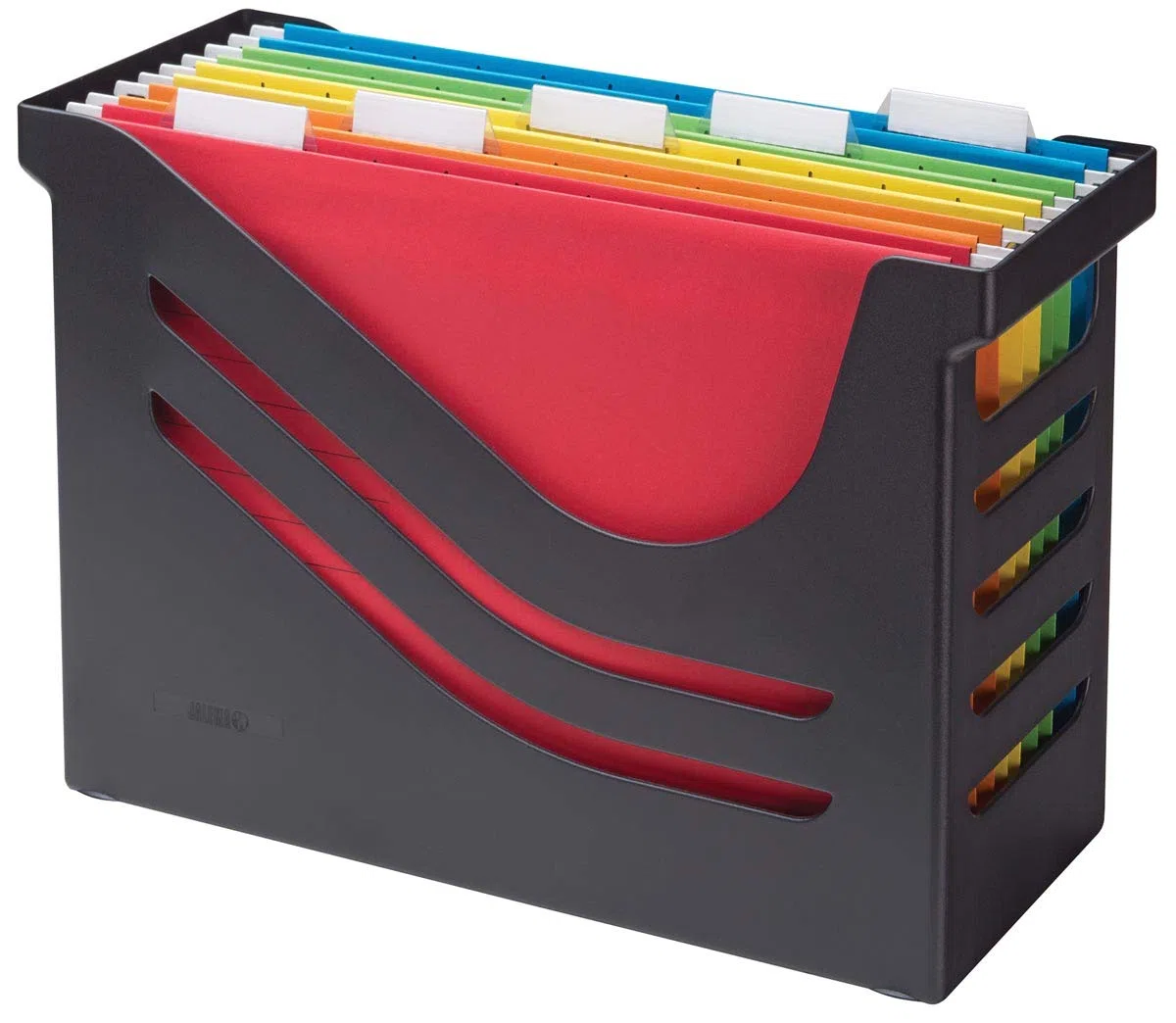 Jalema Re-Solution Office Box, 5 cartelle sospese, Euroflex, nero