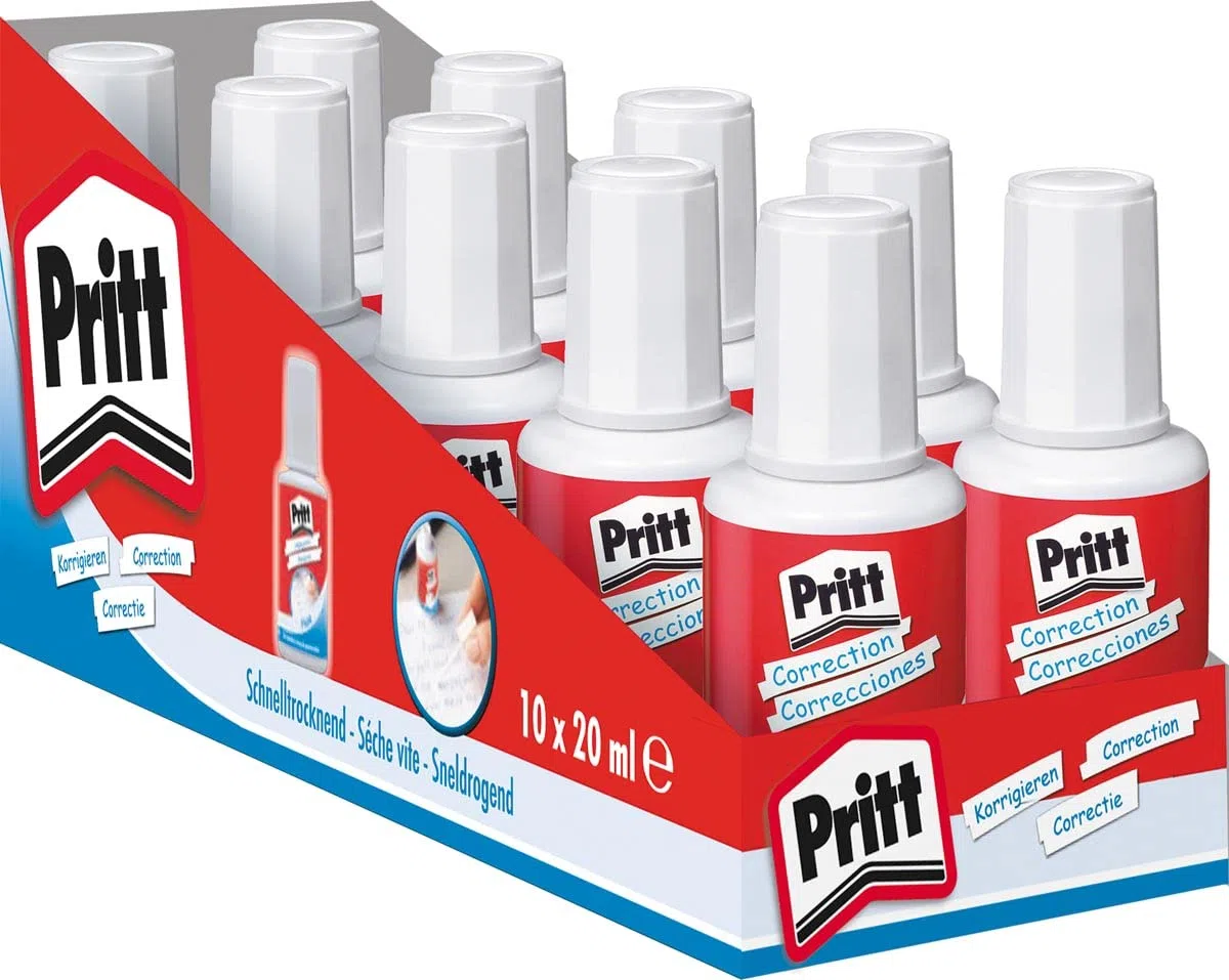 CORRETTORE A PENNELLO PRITT FLUID 1620 20ML