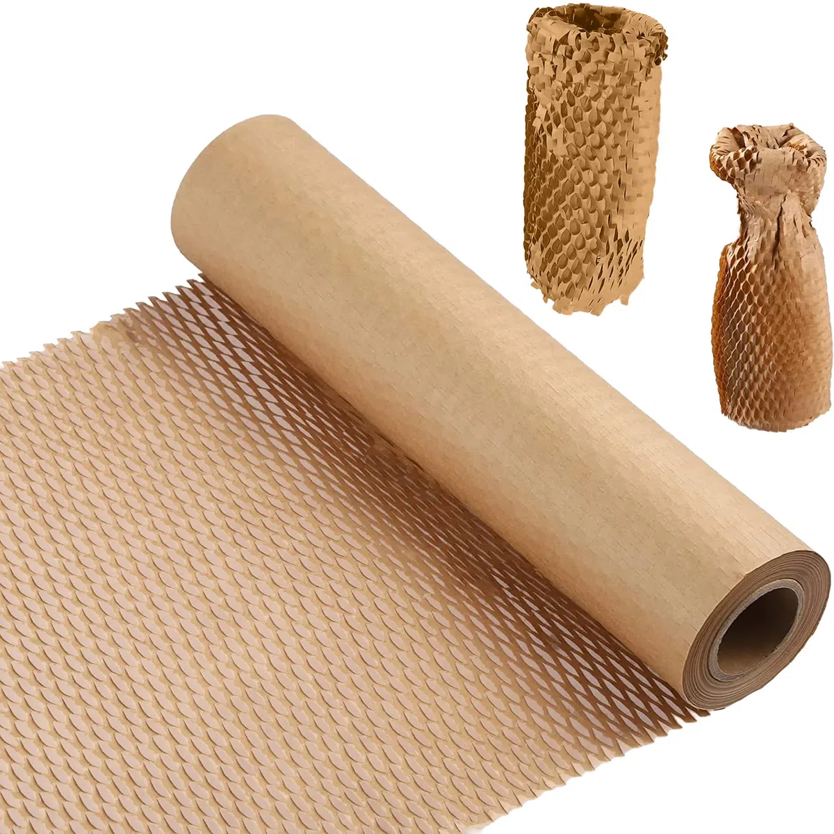 Rotolo Di Carta Da Imballaggio 30 Cm x 30M, Carta Kraft A Nido D'ape Viene Utilizzata Per Proteggere La Porcellana E Gli Oggetti Fragili Durante Il Trasloco