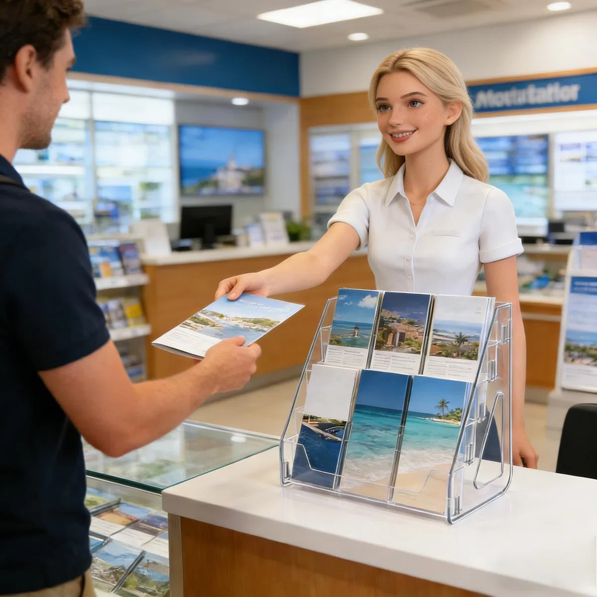 Supporto Per Portariviste - Supporto A 5 Livelli Per Volantini E | Porta Cataloghi E Da Terra Per Ufficio, Scuola, Hotel, Sala Da Pranzo, Reception E Spazio Commerciale