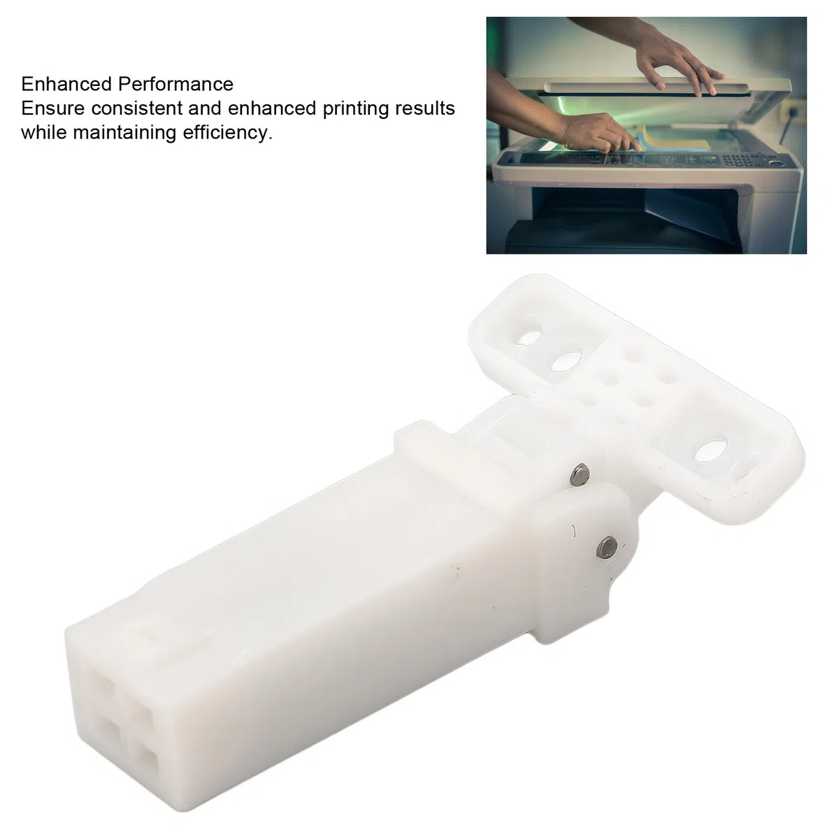 Unità Cerniera ADF, 10 Pezzi di Ricambio per Stampante Ad Alta Resistenza e Prestazioni Migliorate, Gruppo Cerniera ADF per Stampante M2880 M2885 M3065 M3370 M3870 (WHITE)
