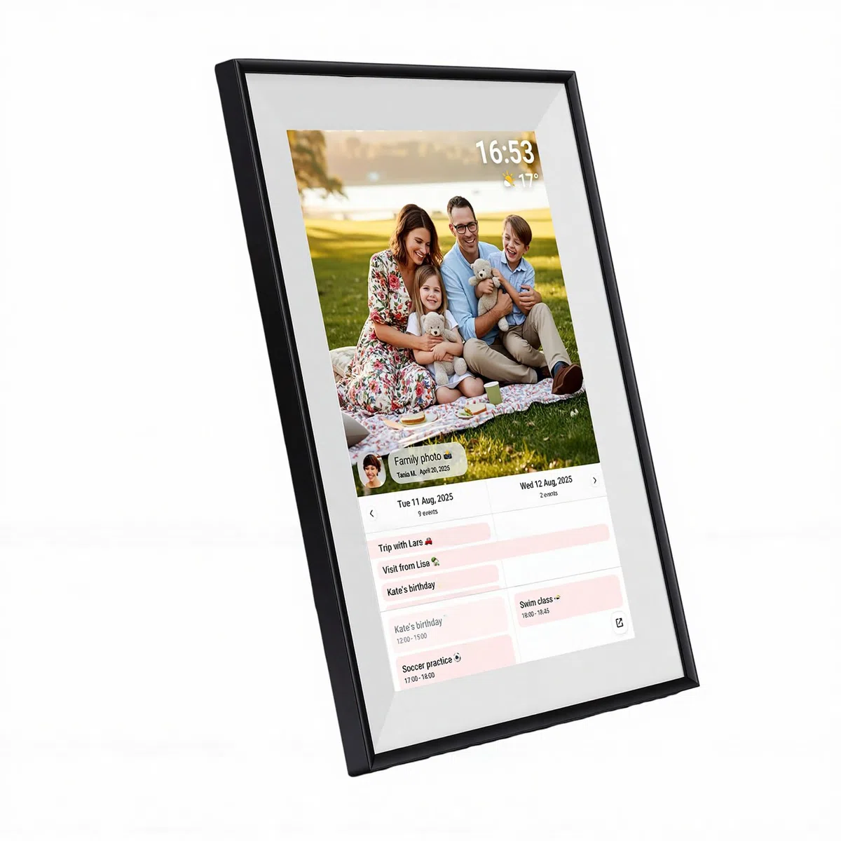 SEAFRONT Calendario Digitale Smart, Agenda Touchscreen WiFi 10,1 Pollici