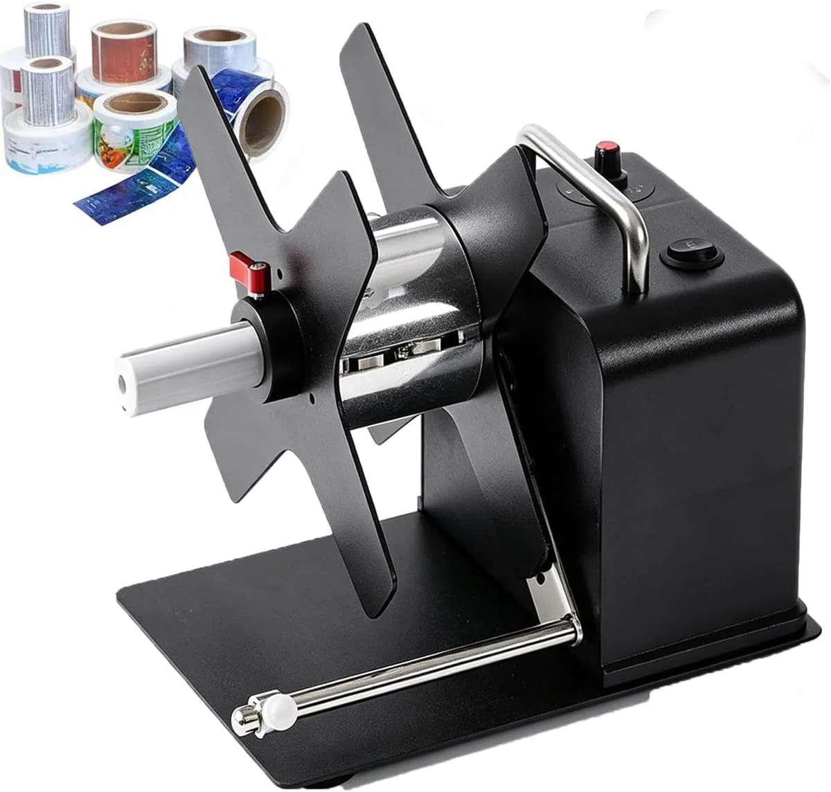 Avvolgitore di Etichette, Macchina Automatica per L'avvolgimento di Rotoli di Etichette, velocità Regolabile da 163 A 1500 Mm/s, Diametro Massimo del Rotolo 230 Mm, per Etichette Adesive