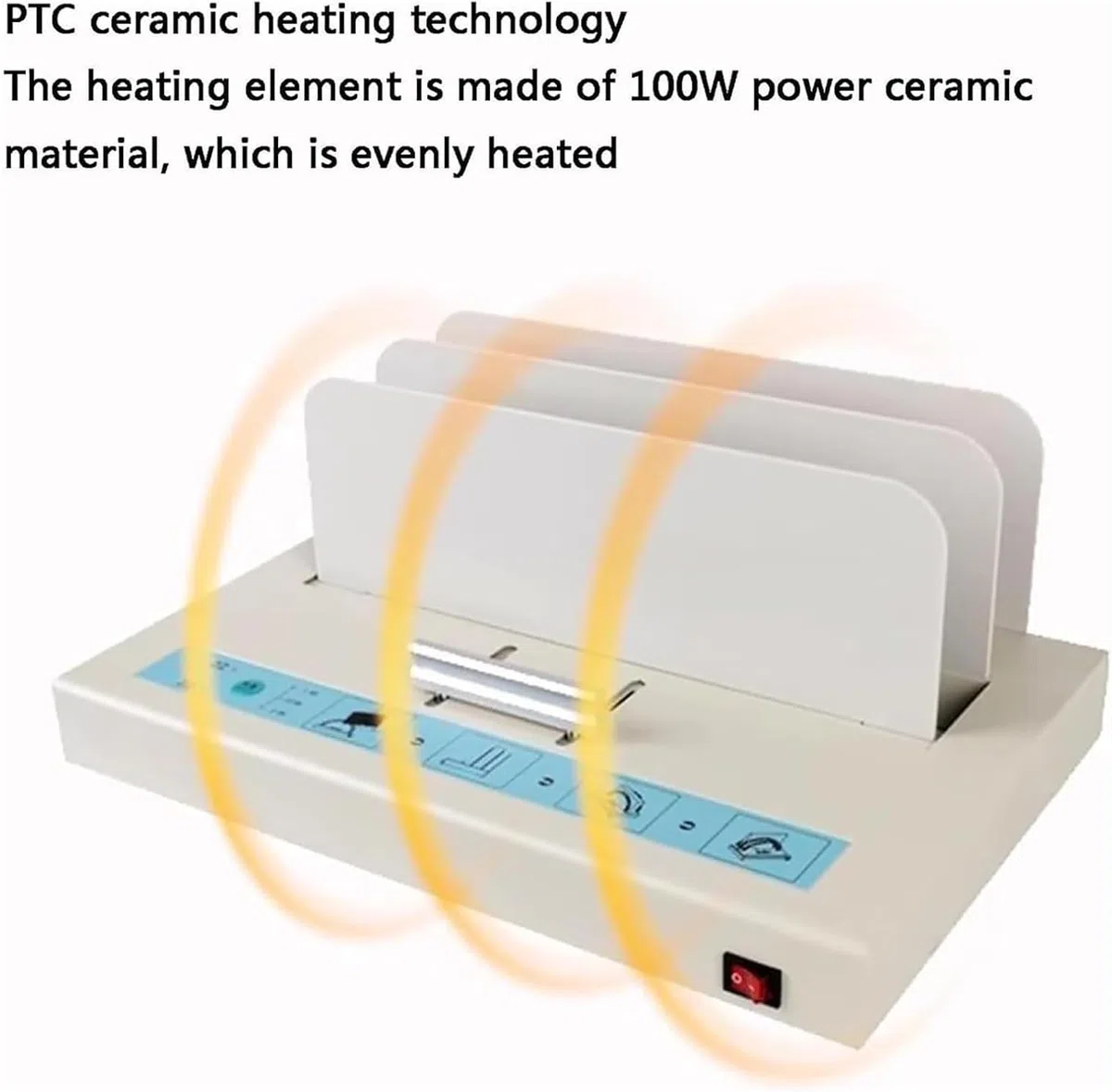 Rilegatrice Elettrica A Colla A Caldo, Rilegatrice A Colla A Caldo Per A4/A5, Rilegatrice Portatile Con 3 Impostazioni Di Calore, Riscaldamento In Ceramica PTC
