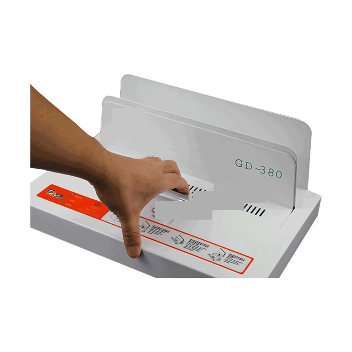Rilegatrice, GD380 Macchina rilegatrice a colla a caldo Documenti contrattuali Busta for libri A4 a automatica 100w