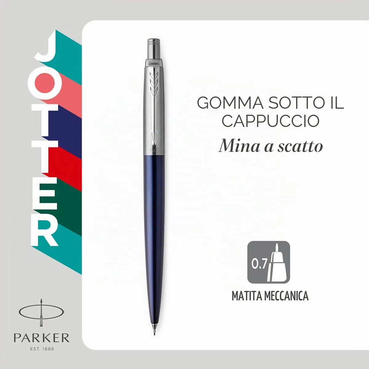 Parker Jotter Originals Trio Pen Gift Set | Penna a sfera, penna gel e matita meccanica | Realizzata con materiali riciclati al 55%* | Regali perfetti per la laurea e la scuola