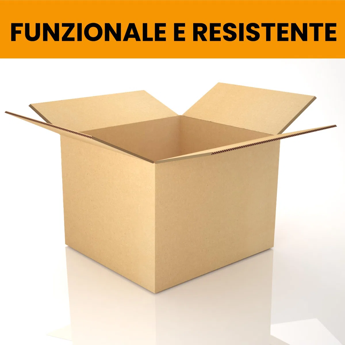 15 Scatole di Cartone 27x32x23 cm Eurocali per Trasloco Spedizioni E-Commerce Imballaggio Deposito - Scatoloni Mono Onda Made in Italy Rettangolari Multiuso Cartone Resistente Durevole - Colore Avana