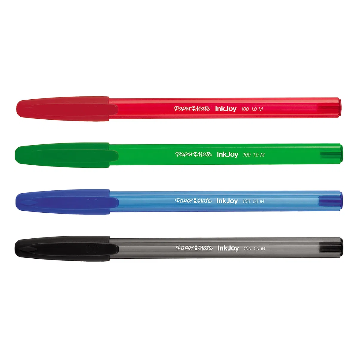 Paper Mate Inkjoy 100ST Penna a Sfera, Punta Media (1.0 mm), Colori per Ufficio Assortiti, 27 Pezzi