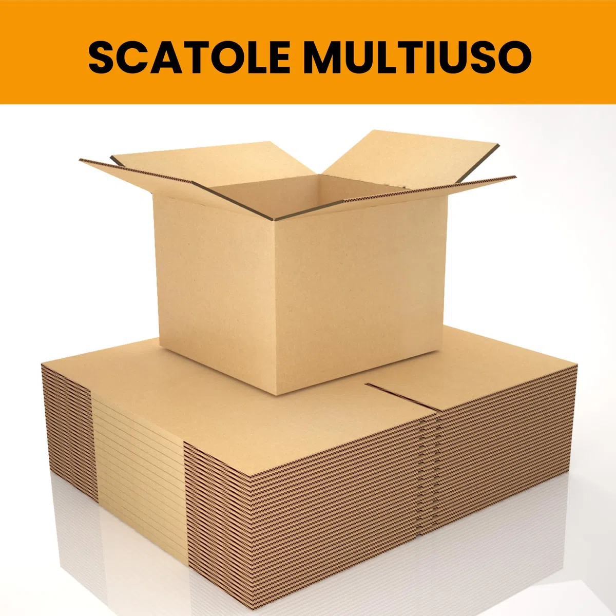 15 Scatole di Cartone 27x32x23 cm Eurocali per Trasloco Spedizioni E-Commerce Imballaggio Deposito - Scatoloni Mono Onda Made in Italy Rettangolari Multiuso Cartone Resistente Durevole - Colore Avana