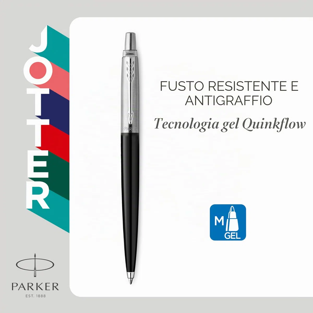 Parker Jotter Originals Trio Pen Gift Set | Penna a sfera, penna gel e matita meccanica | Realizzata con materiali riciclati al 55%* | Regali perfetti per la laurea e la scuola