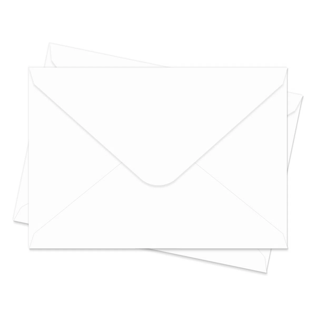 Buste A7, confezione da 100 buste da 13,3 x 18,4 cm, con patta a V, adatte per foto da 13,3 x 18,4 cm, per biglietti, matrimoni, inviti, annunci, regali per bambini, 13,3 x 18,4 cm (200, bianco)