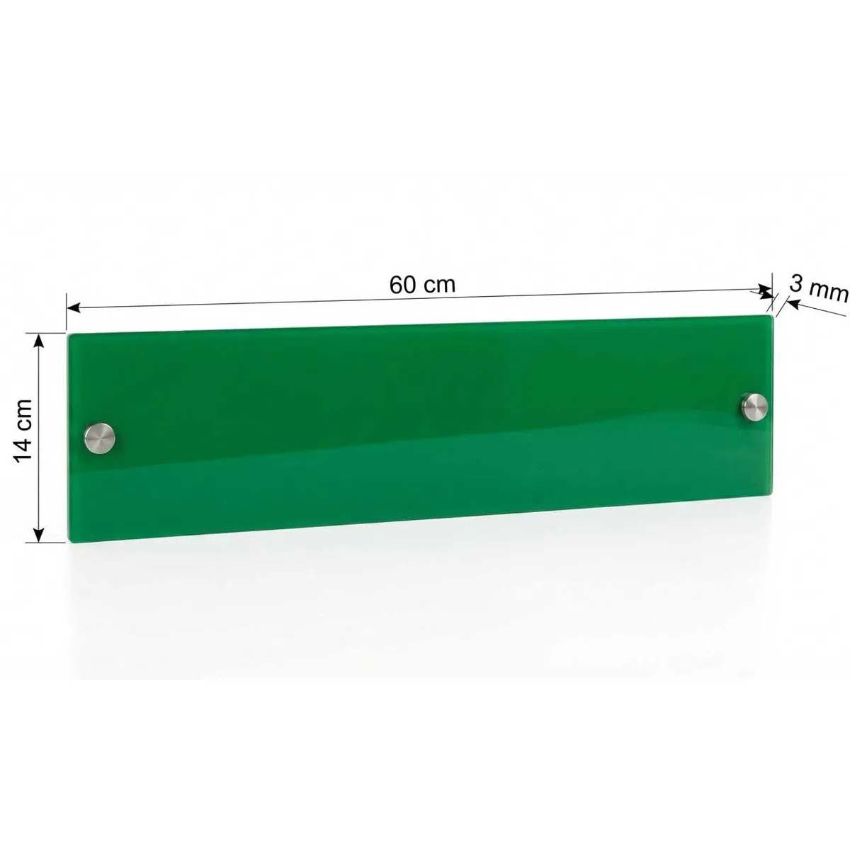 Instant Project 2 Pannelli Battisedia da Parete 60x14 cm in Acrilico Rigido – Protezione Parete per Sedie, Salvamuro Antigraffio per Casa, Negozio e Ufficio (2, 60x14)
