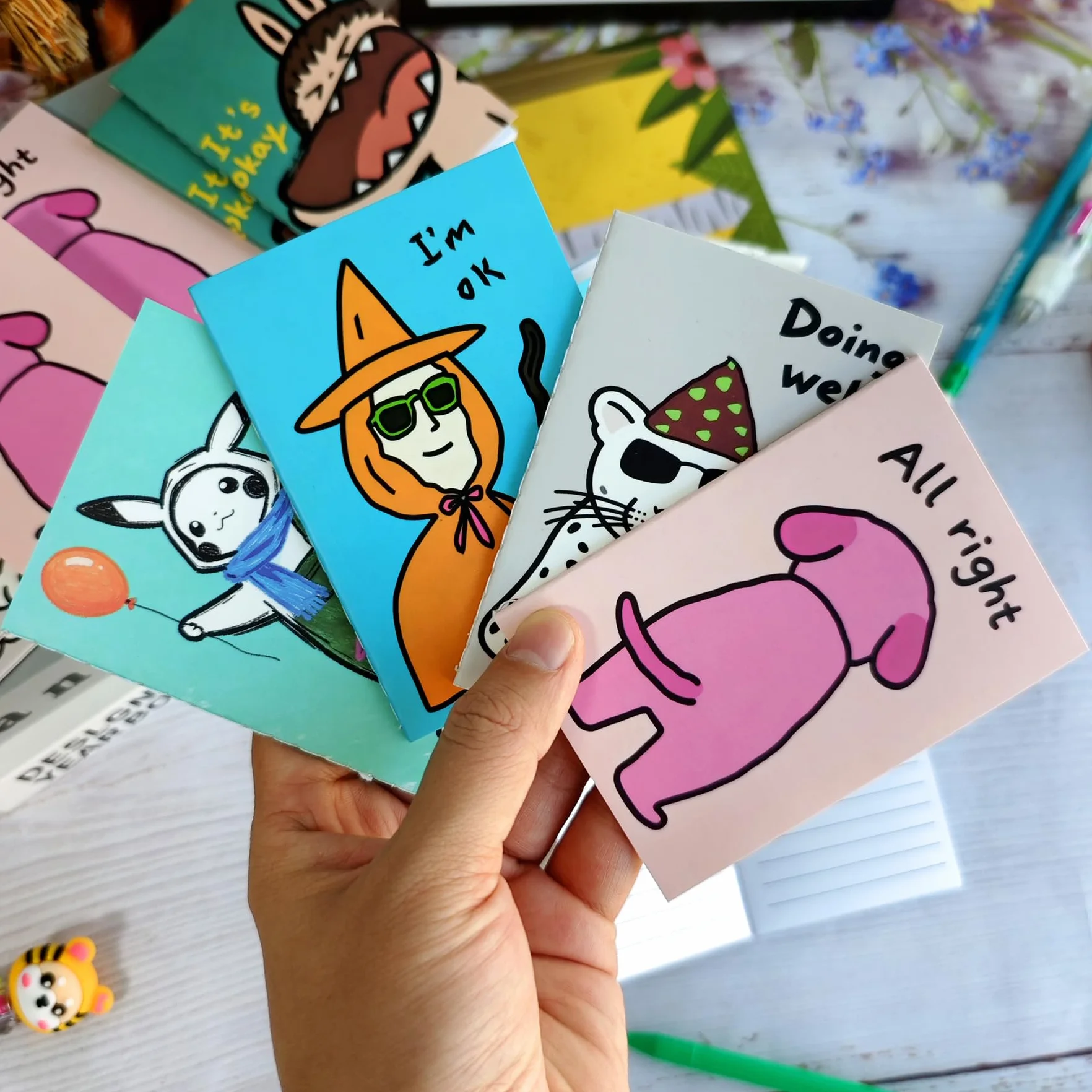 Set di 48 mini taccuini, piccoli diari tascabili per ricompense in classe, blocchi note ispiratori (2,8 x 4 pollici)