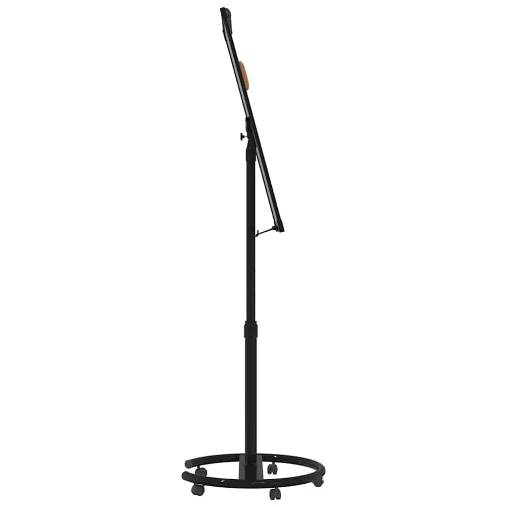 Lavagna magnetica 62 x 62,5 x 197 cm, altezza regolabile con supporto mobile, 5 ruote, per ufficio e scuola