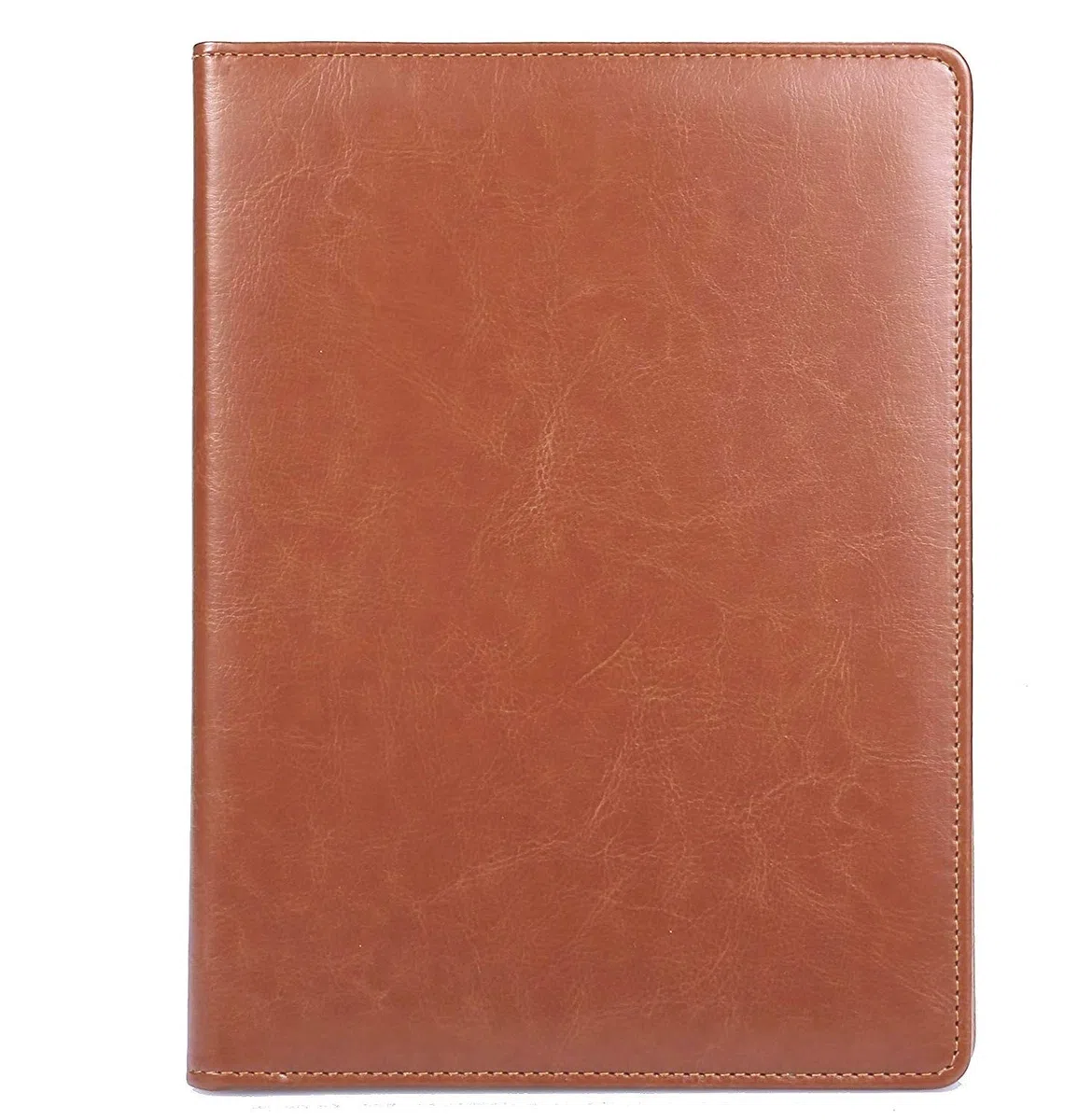 Mymazn Portablocco A5 Blocco Appunti Portablocco in Pelle Supporto Per Blocco File Organizer con Tasca Interna Marrone