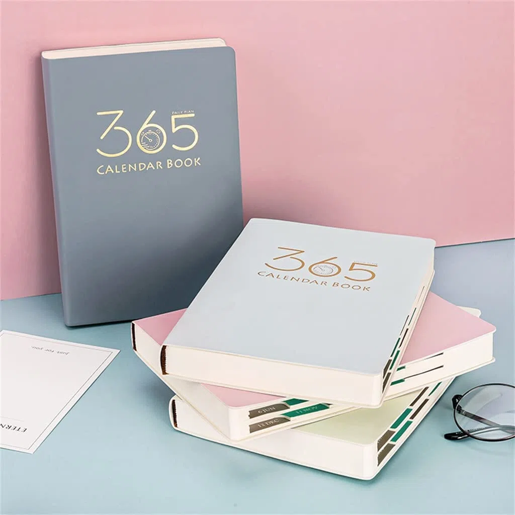 Agenda 365 giorni Agenda 2022 Notebook A5 Giornaliera Settimanale Piano mensile Organizer 200 pagine (A A5)