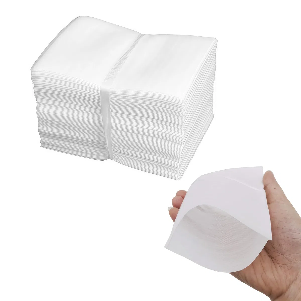 100 Sacchetti in Schiuma 9,9 x 15 cm per Imballaggio, Fogli per Avvolgere Piatti, Vetreria, Forniture per Spostamento