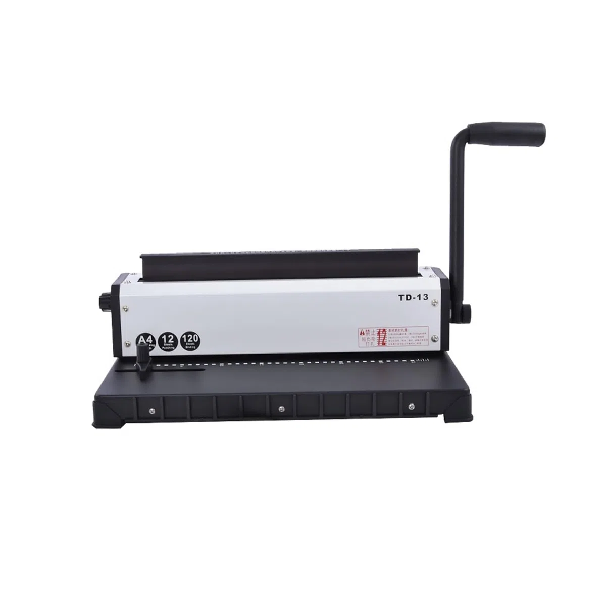 Rilegatrice, TD-13 Macchina for Rilegatura a Doppio Anello in Ferro 34 Fori Calendario da Tavolo Perforatrice for Rilegatura ad Anello a Pressione 4 * 4 mm