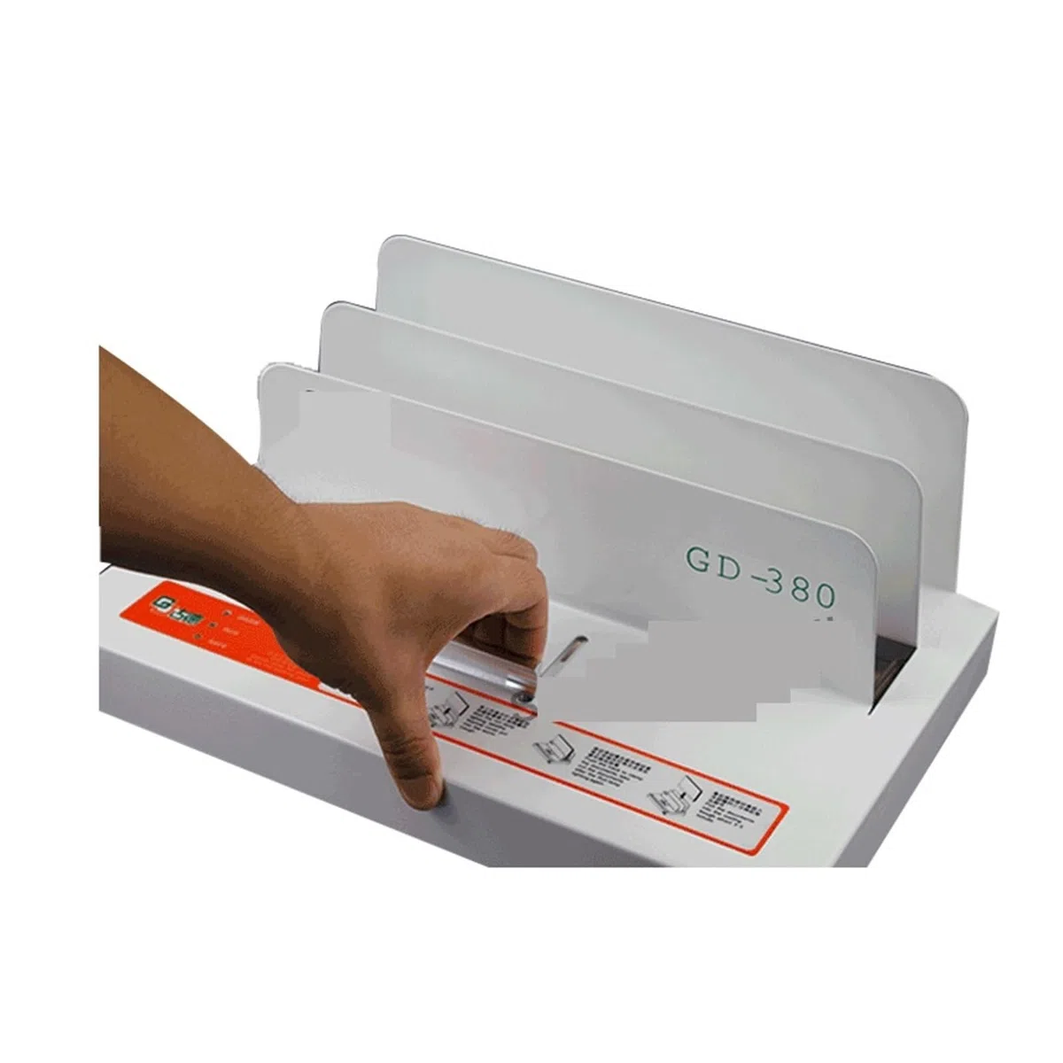 Rilegatrice, GD380 Macchina rilegatrice a colla a caldo Documenti contrattuali Busta for libri A4 a automatica 100w